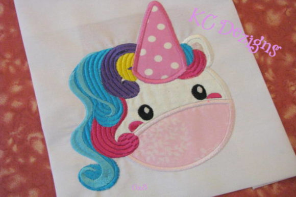 Download Cute Unicorn Face Mask Applique - Unicorn Collection