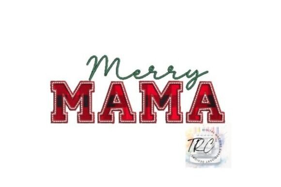 Download Merry Mama Applique Design - Mama applique design Collection