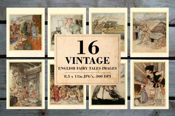 Download English Fairy Tales Digital Paper - Paper Collection