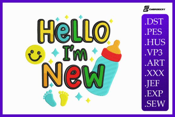 Download Hello I'm New - Baby Quote - Baby Collection