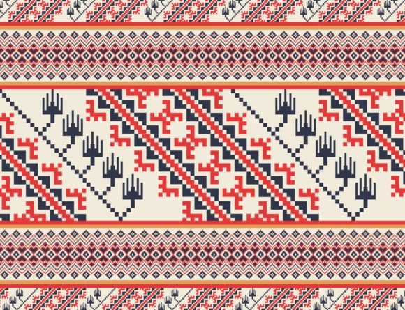 Download Aztec Geometric Embroidery Pattern - Embroidery pattern Collection